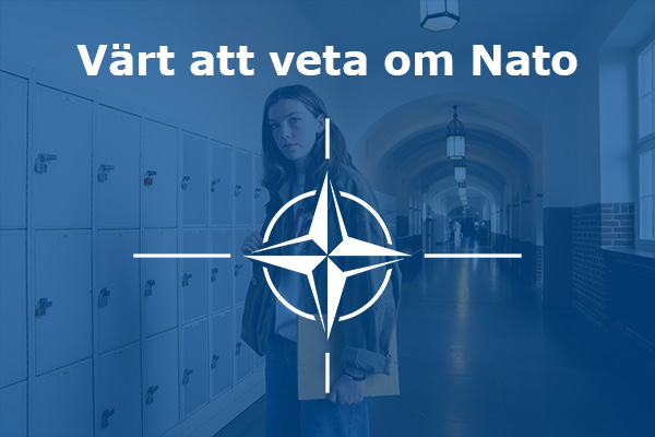 Bild med texten Värt att veta om Nato