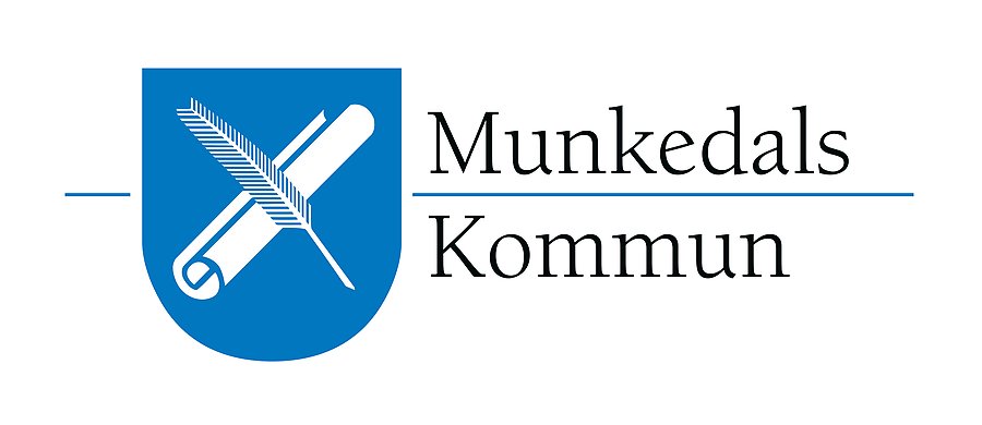 Munkedals kommuns logotyp liggande format
