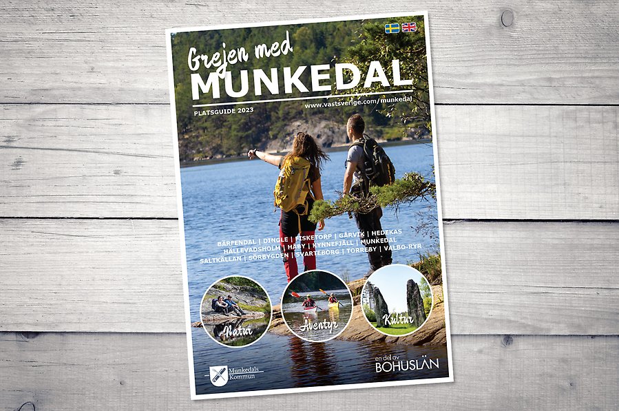 Tidningsomslag för Grejen med Munkedal
