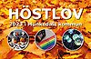 Mot en bakgrund av gula och orangea löv står det HÖSTLOV 2023 i Munkedals kommun. Under syns tre cirklar med olika bilder: Halloweenpyssel i papper, färgglada tonala rör, så kallade boom whackers, och en samling glittrande discokulor mot ett mörkt tak.