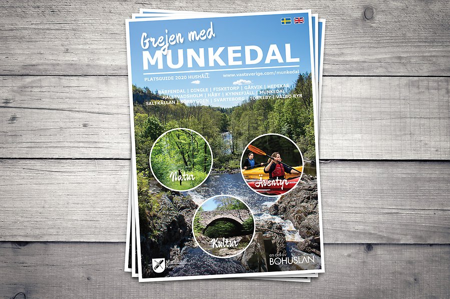 Bild på omslaget till tidningen Grejen med Munkedal