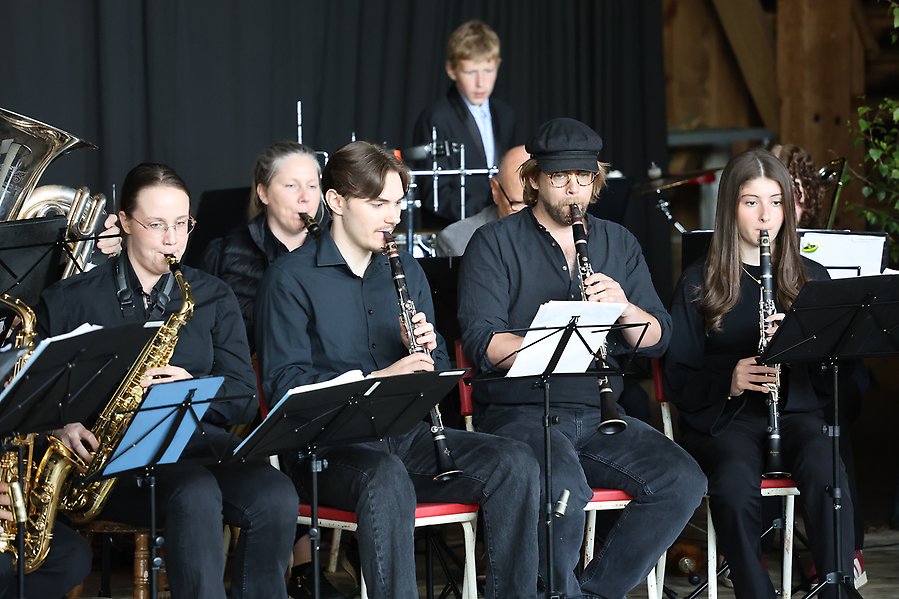 En orkester på scenen