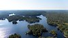 Flygfoto över Kynnefjäll