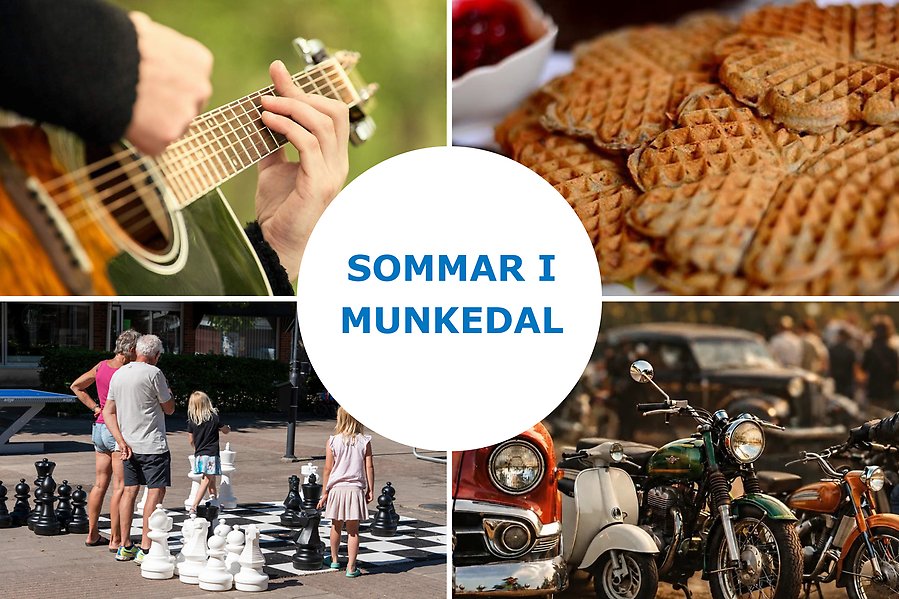 Bildcollage över olika aktiviteter